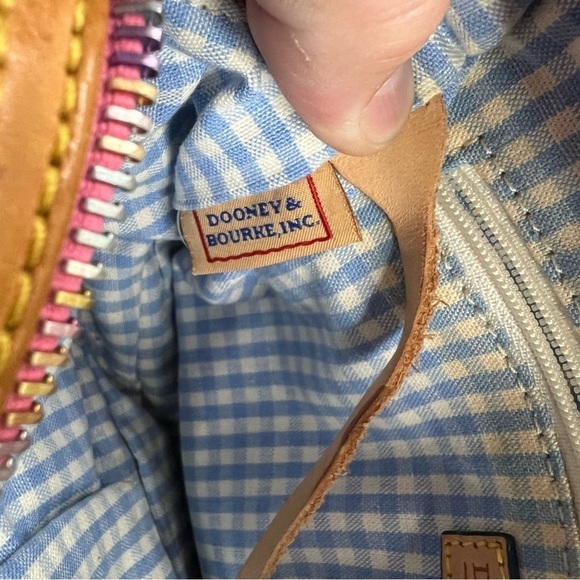 DOONEY & BOURKE Cute Preppy Plaid Mini shoulder bag w/ lovely gingham pattern! - Picture 14 of 16
